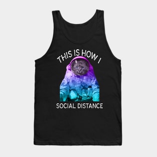 This Is How I Social Distance Cat Tank Top